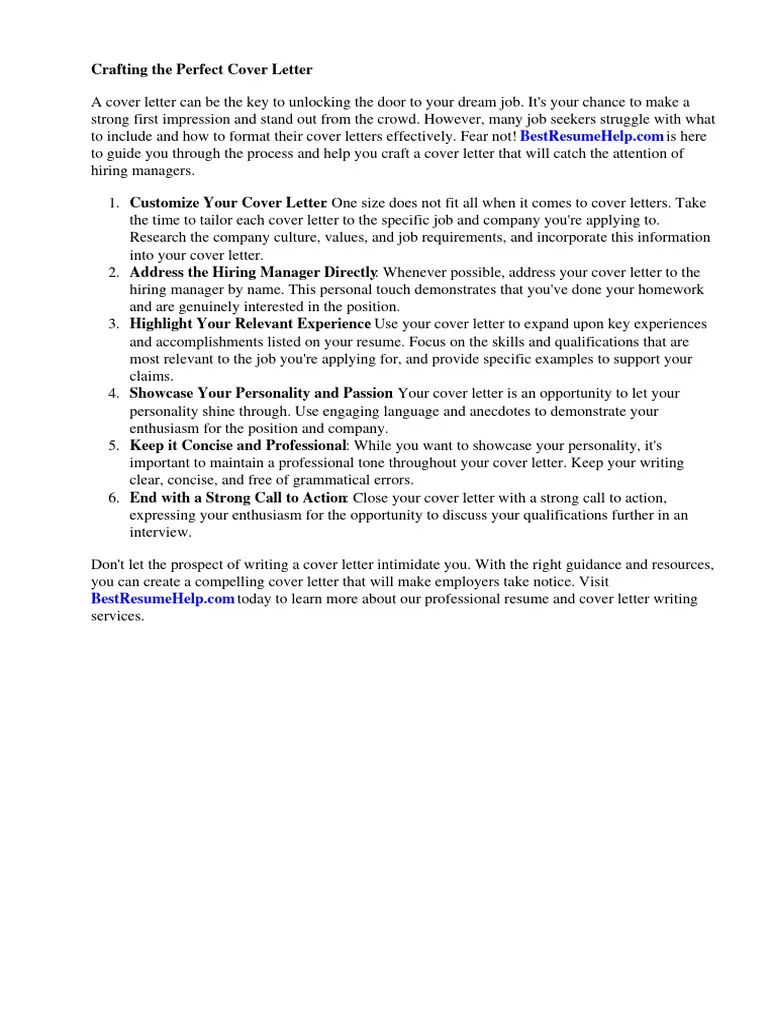 40199 cover letter writing tips