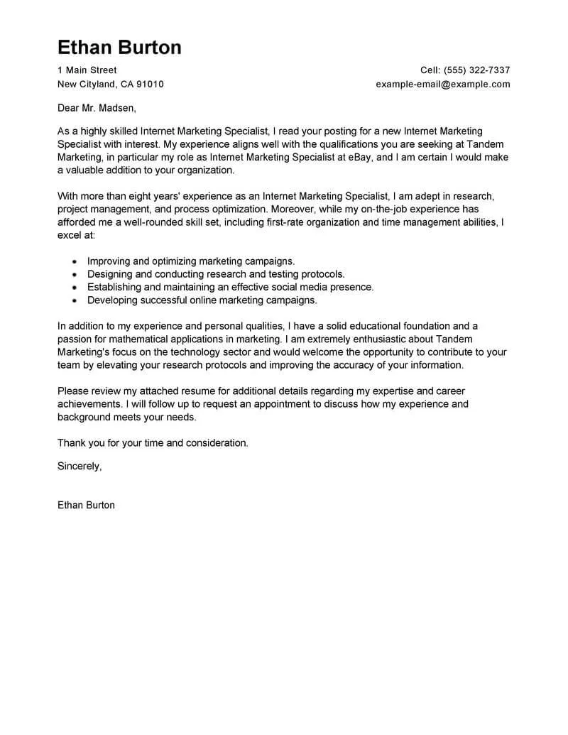 40210 online job application cover letter 5