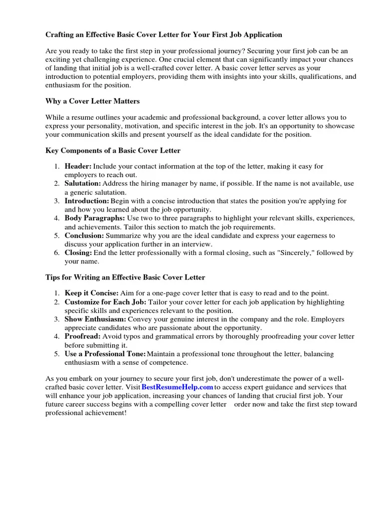40218 cover letter secrets
