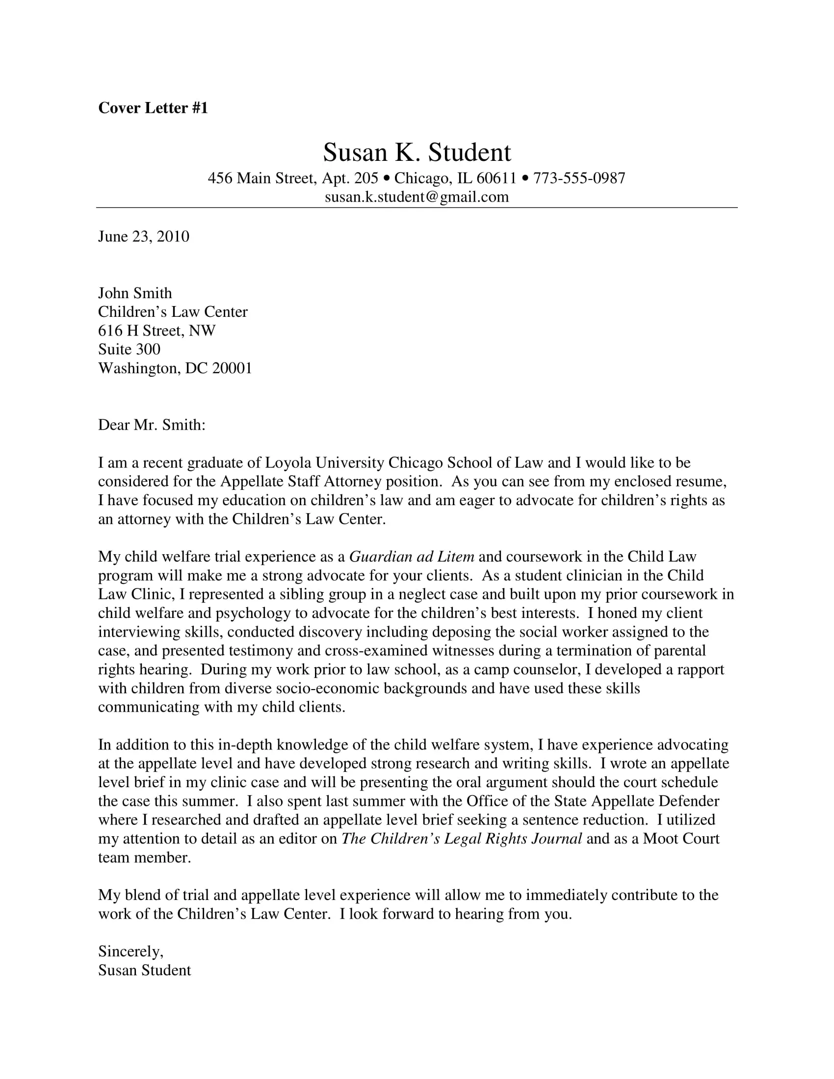 40219 cover letter format