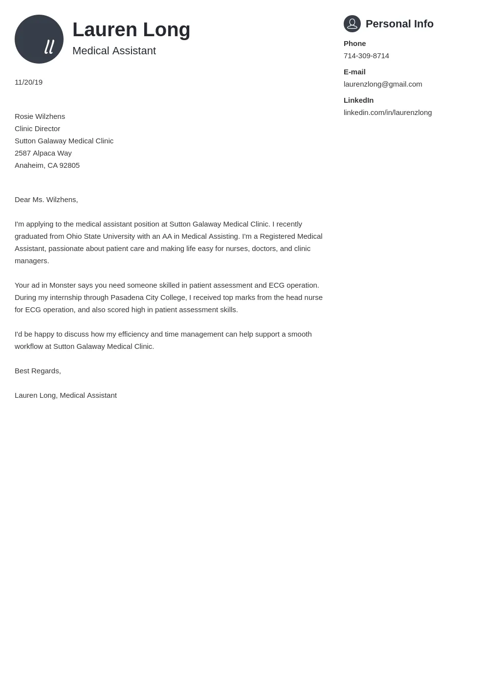 40222 experience medical assistant