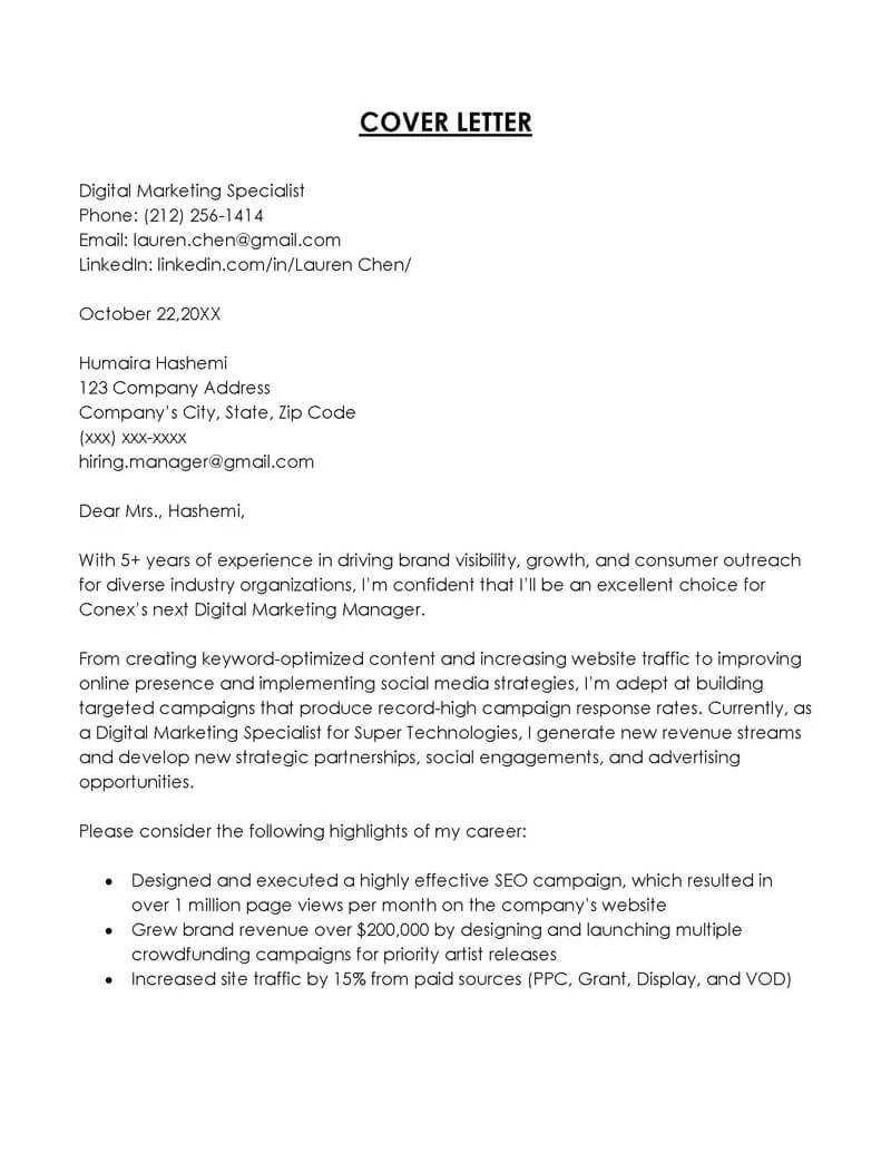 40224 cover letter personality
