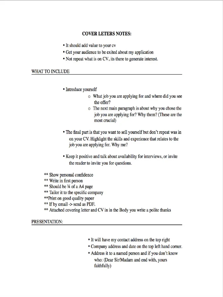 40235 cover letter importance