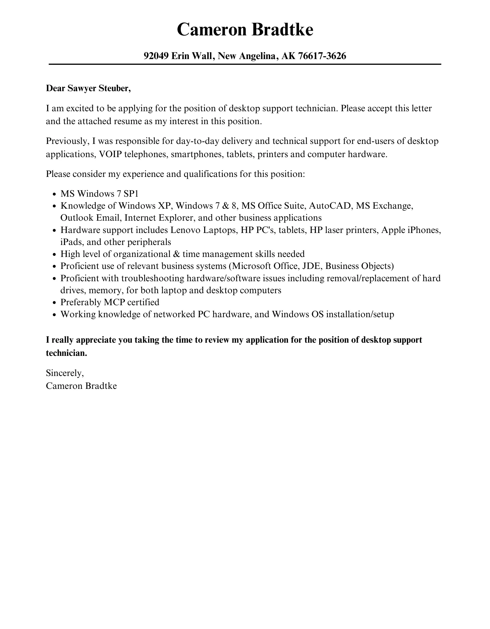 40236 cover letter editing proofreading