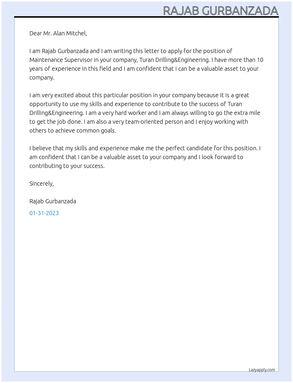 40237 maintenance technician