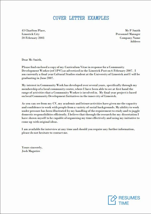 40238 cover letter example 5
